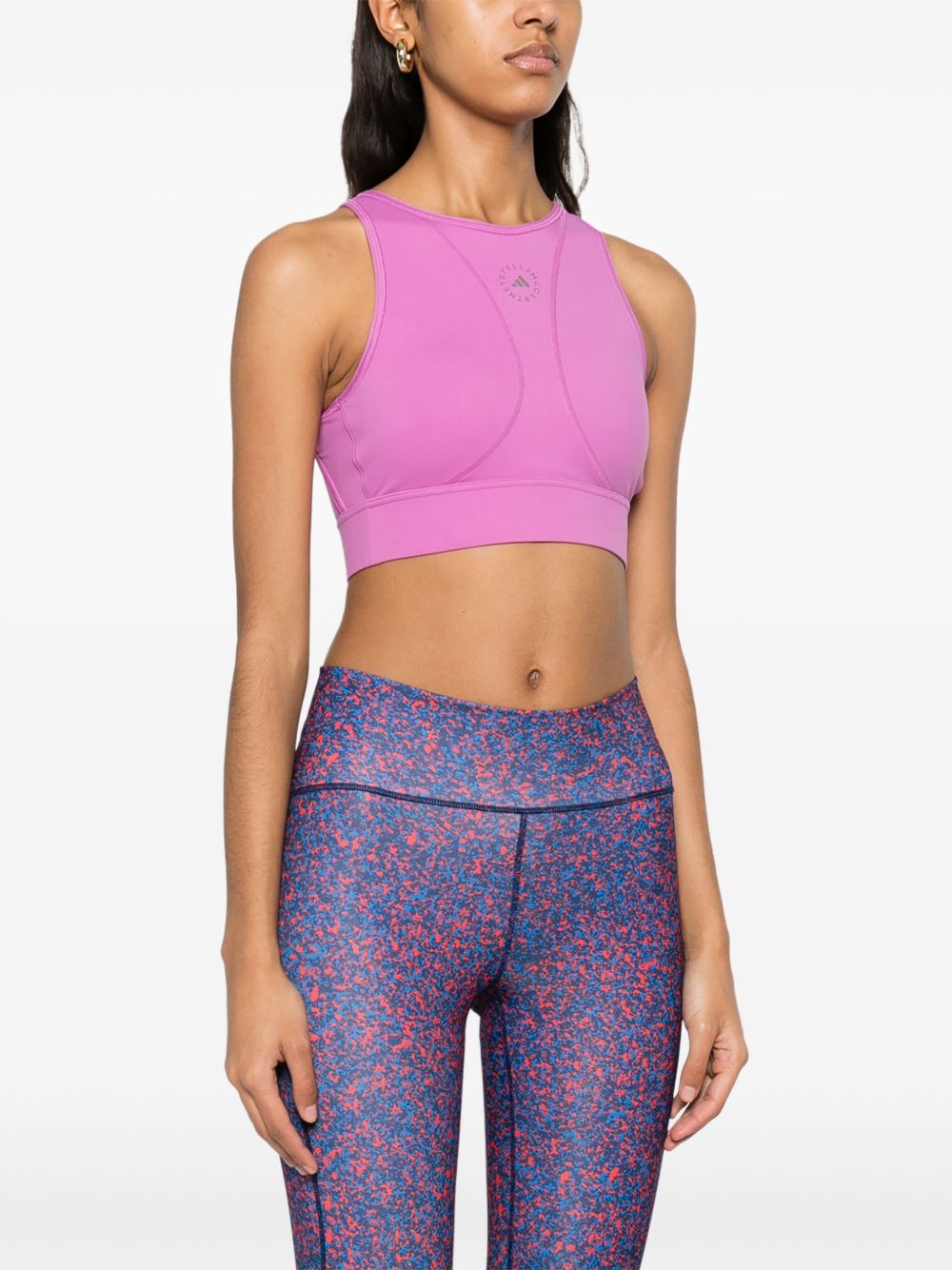 Adidas By Stella McCartney TrueStrength Yoga Crop Top Topwear Adidas By Stella McCartney