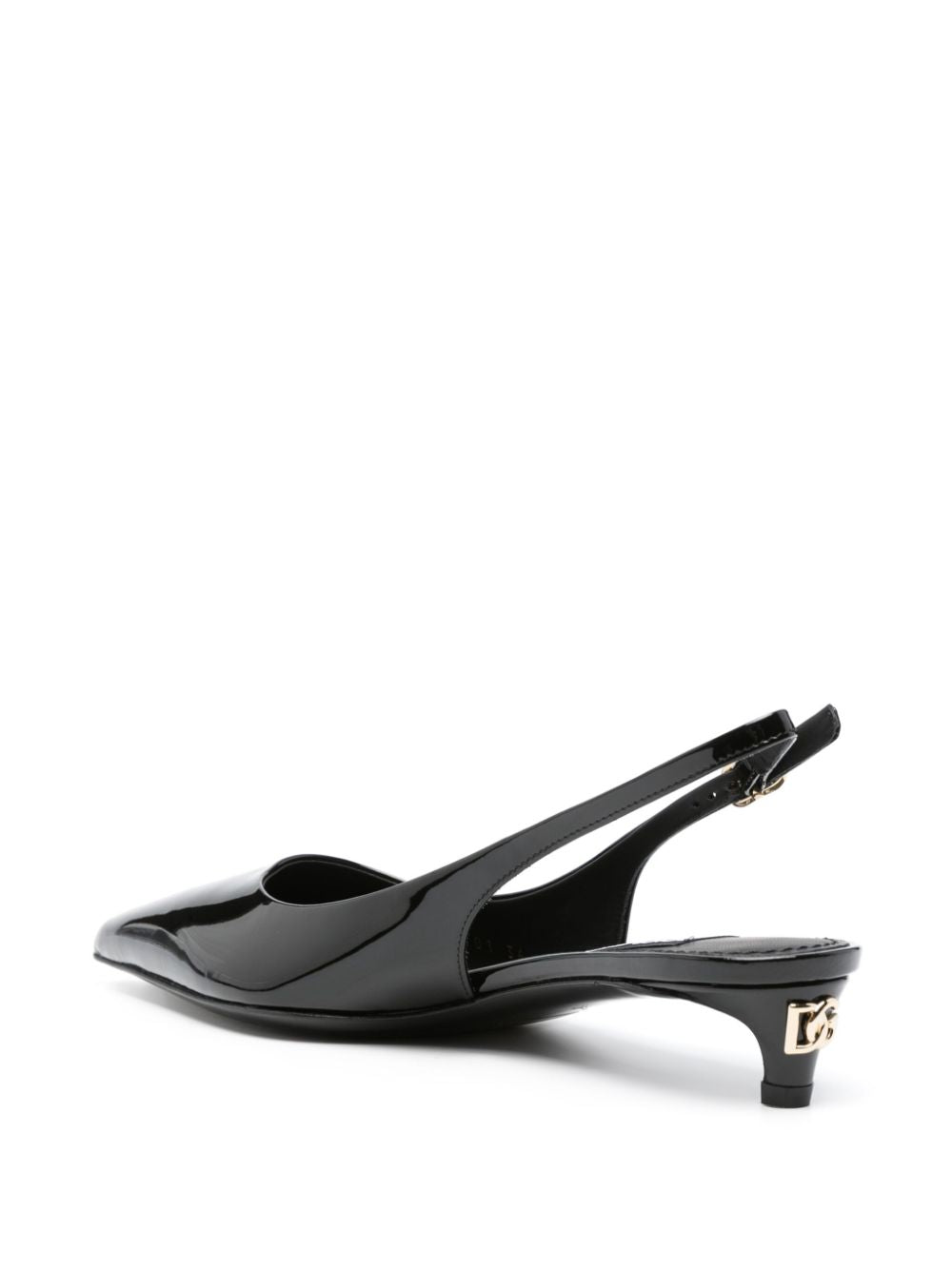 Dolce & Gabbana 40mm patent slingback pumps