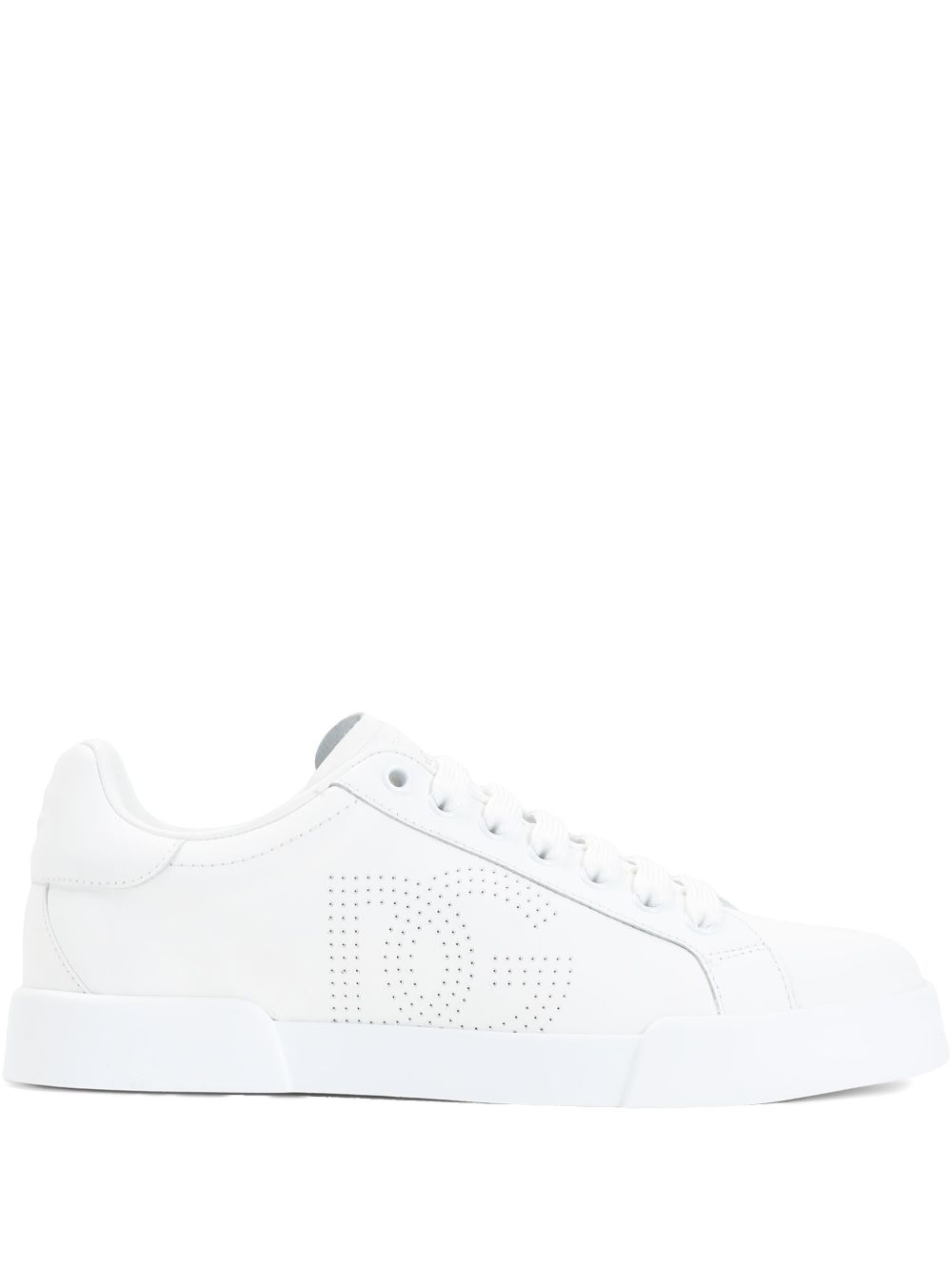 Dolce & Gabbana Portofino perforated-logo leather sneakers Sneakers Dolce & Gabbana