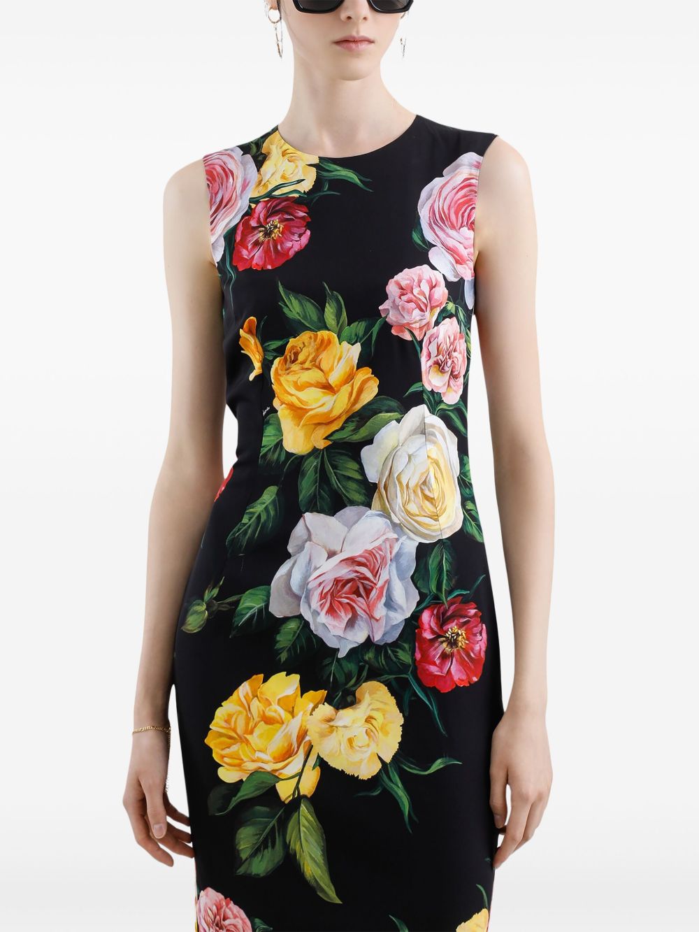 Dolce & Gabbana floral print midi dress Dresses Dolce & Gabbana