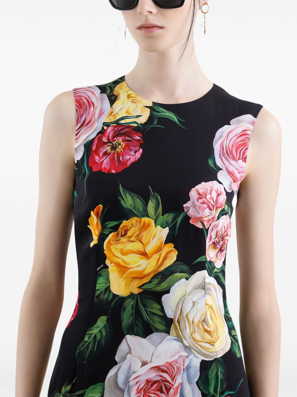 Dolce & Gabbana floral print midi dress Dresses Dolce & Gabbana