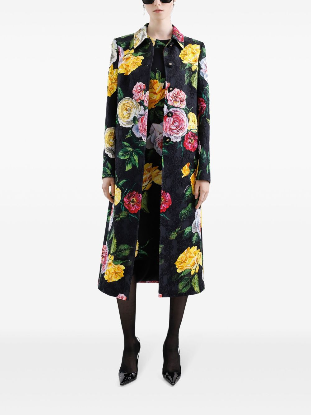 Dolce & Gabbana floral print midi dress Dresses Dolce & Gabbana