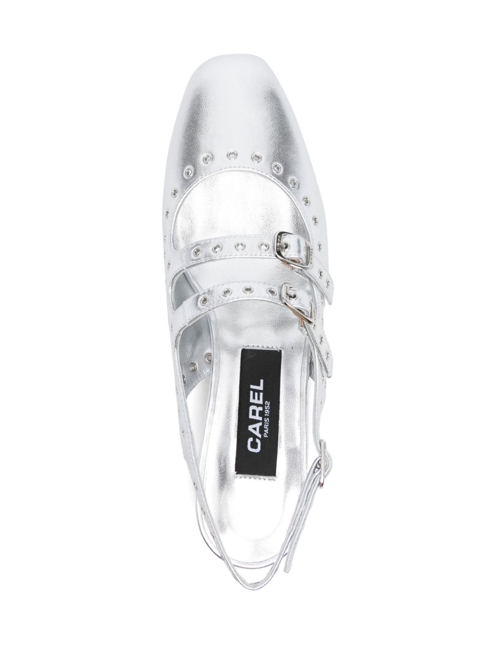 CAREL PARIS Flat shoes Silver Flat Shoes Carel Paris