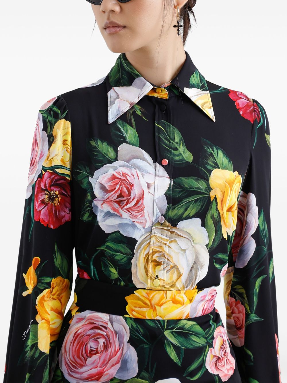 Dolce & Gabbana silk-charmeuse shirt Shirts Dolce & Gabbana