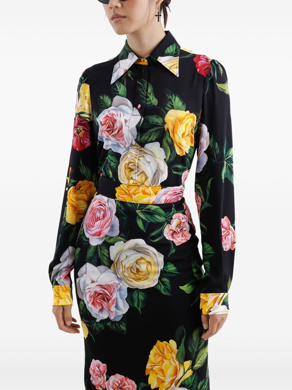 Dolce & Gabbana silk-charmeuse shirt Shirts Dolce & Gabbana