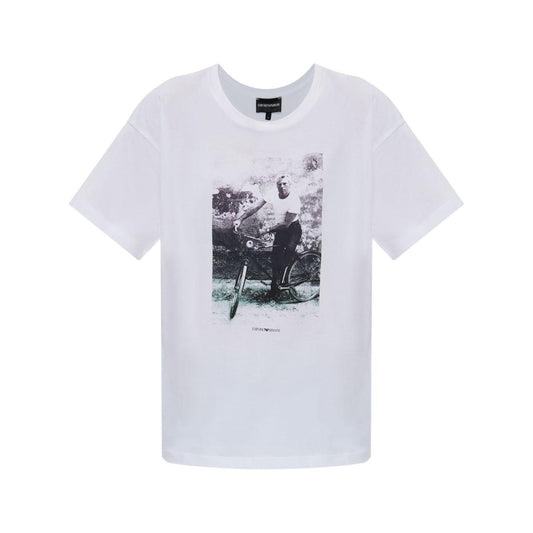 Emporio Armani T-shirt with print Topwear Emporio Armani Light Gray