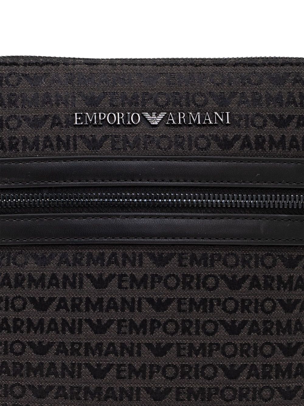 Emporio Armani all-over logo crossbody bag