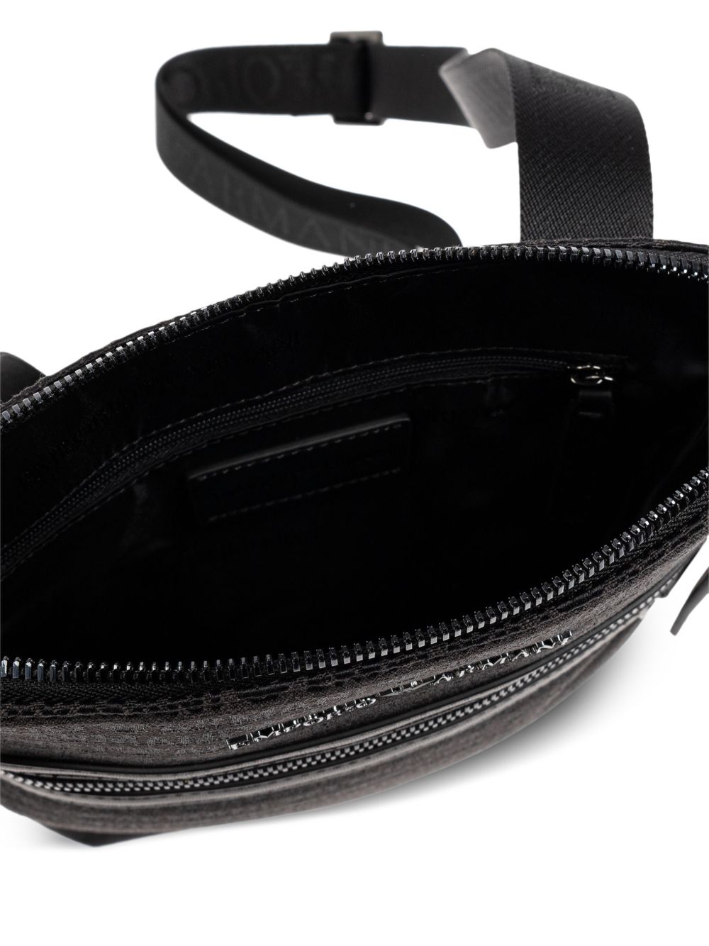 Emporio Armani all-over logo crossbody bag