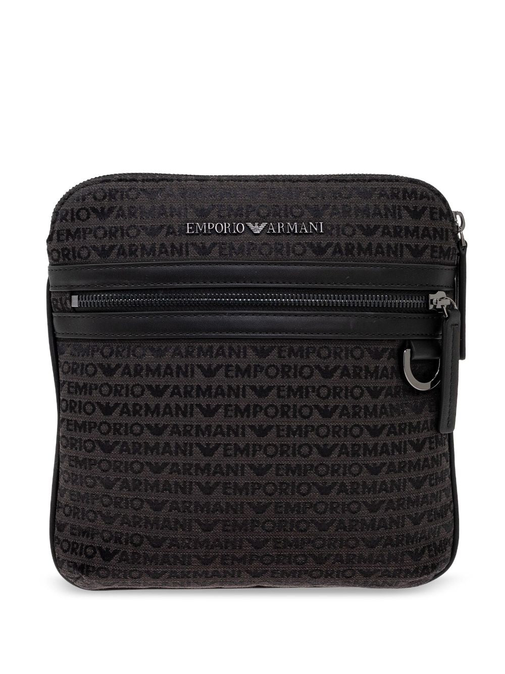 Emporio Armani all-over logo crossbody bag