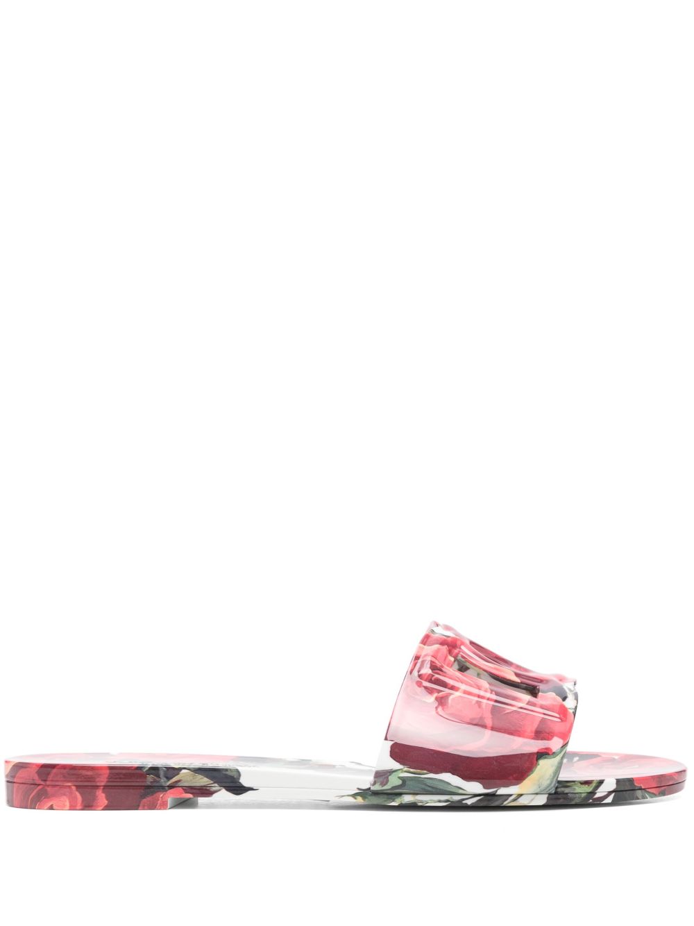 Dolce & Gabbana floral-print slides