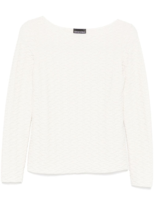 Emporio Armani Sweaters White