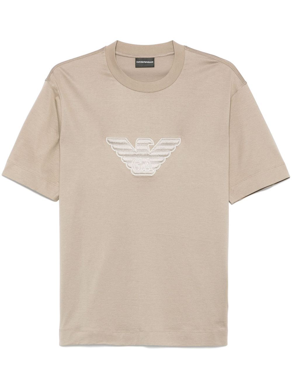 Emporio Armani T-shirts and Polos Dove Grey Topwear Emporio Armani