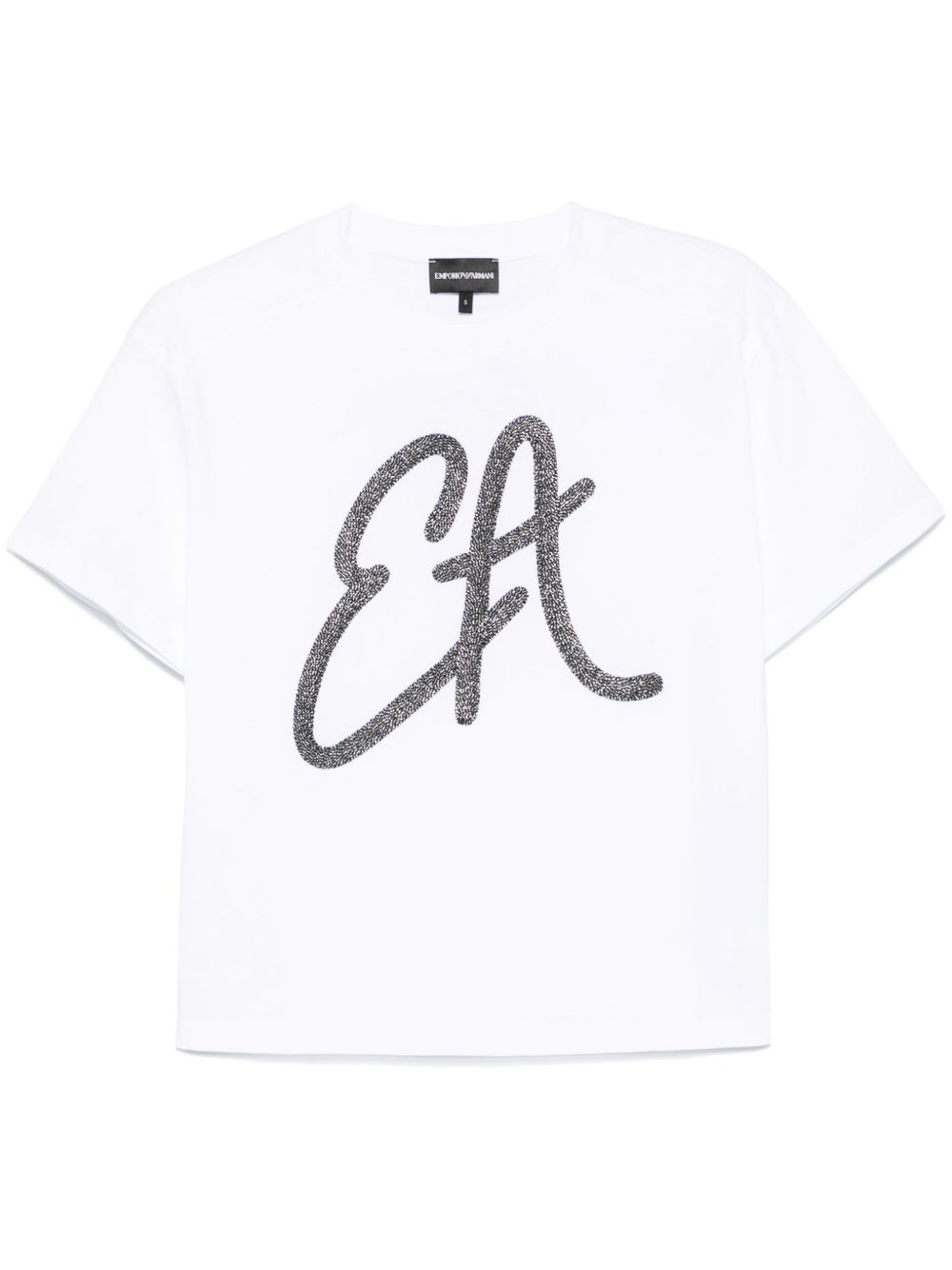 Emporio Armani T-shirts and Polos White Topwear Emporio Armani