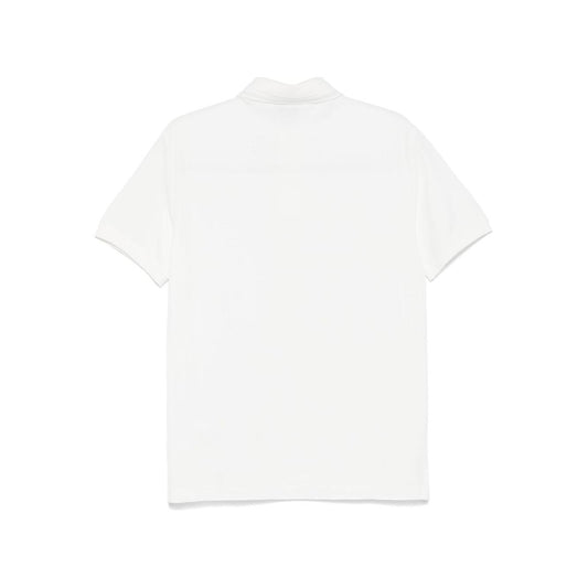 Emporio Armani Jersey polo with logo collar Topwear Emporio Armani White Smoke