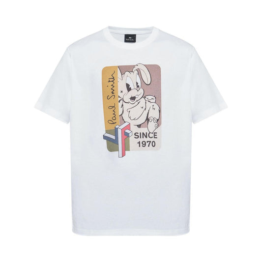 PS By Paul Smith T-shirts and Polos White Topwear PS By Paul Smith Lavender