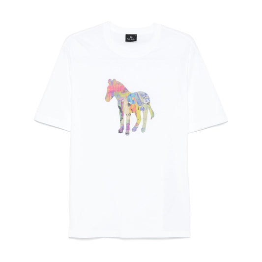 PS By Paul Smith T-shirts and Polos White Topwear PS By Paul Smith Ghost White