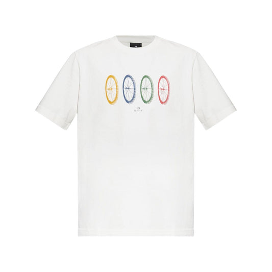 PS By Paul Smith T-shirts and Polos White Topwear PS By Paul Smith White Smoke