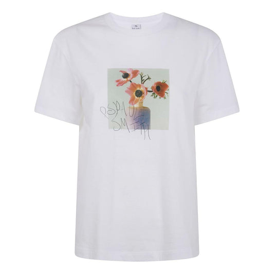 PS By Paul Smith T-shirts and Polos White Topwear PS By Paul Smith Light Gray