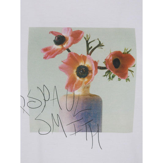 PS By Paul Smith T-shirts and Polos White Topwear PS By Paul Smith Gray