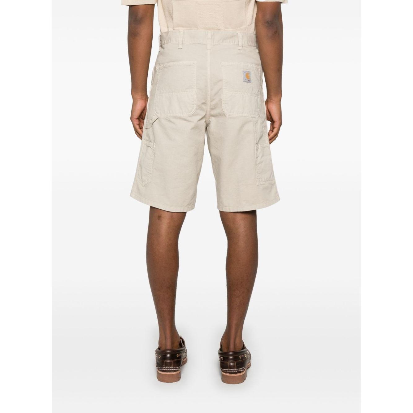 CARHARTT WIP MAIN Shorts Beige Short trousers Carhartt Wip Main White Smoke