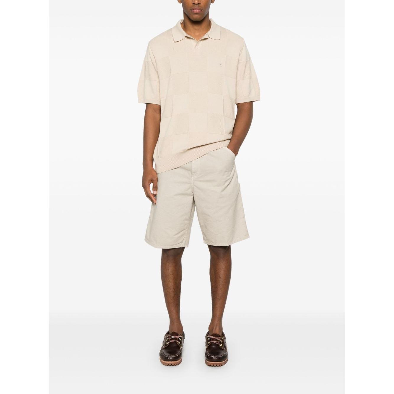 CARHARTT WIP MAIN Shorts Beige Short trousers Carhartt Wip Main White Smoke