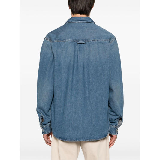 CARHARTT WIP MAIN Shirts Blue Shirts Carhartt Wip Main White Smoke