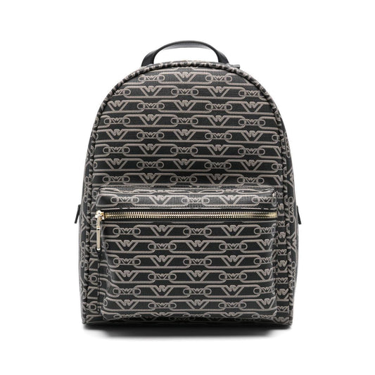 Emporio Armani logo-print Backpack Backpacks Emporio Armani Dark Slate Gray