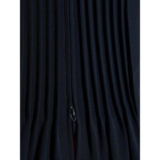 Emporio Armani Jacket in fluid woven fabric with pleats Jackets Emporio Armani Black