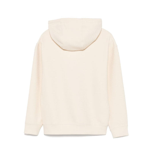 Emporio Armani hoodie with drawstring Topwear Emporio Armani Antique White