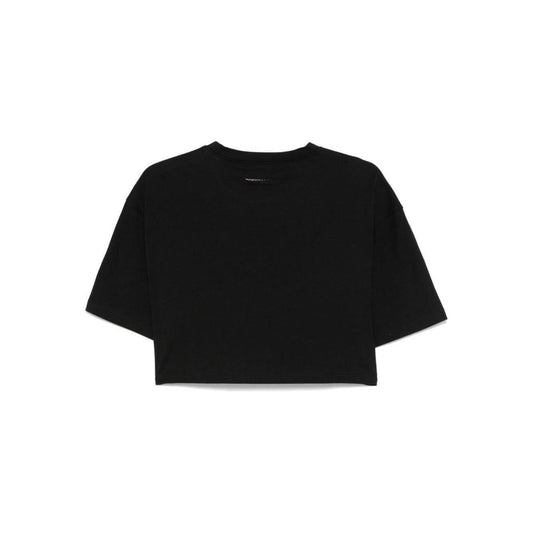 Emporio Armani crewneck crop top Topwear Emporio Armani Black