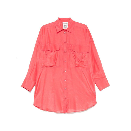 Semicouture Shirts Pink Shirts Semicouture Salmon