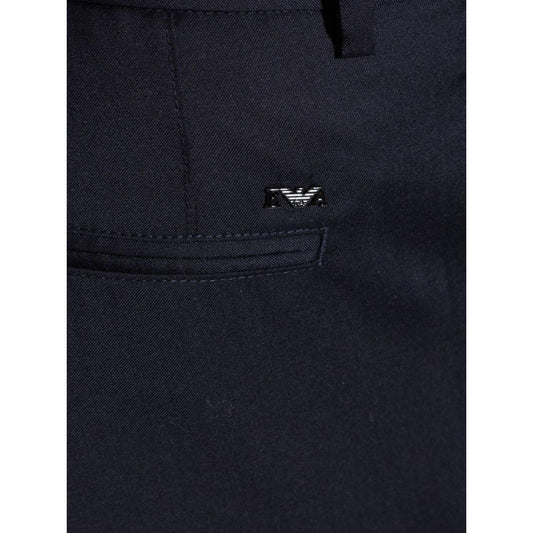 Emporio Armani Trousers Blue Trousers Emporio Armani Black