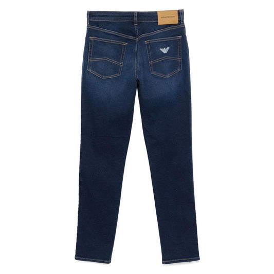 Emporio Armani Logo-Patch Jeans Jeans Emporio Armani Dark Slate Gray