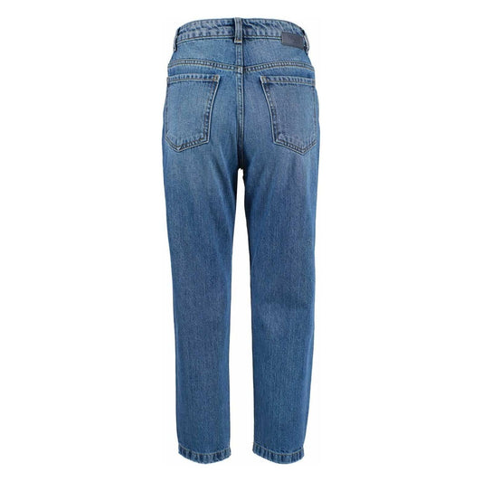 Yes Zee Blue Cotton Women's High-Waisted Jean Yes Zee