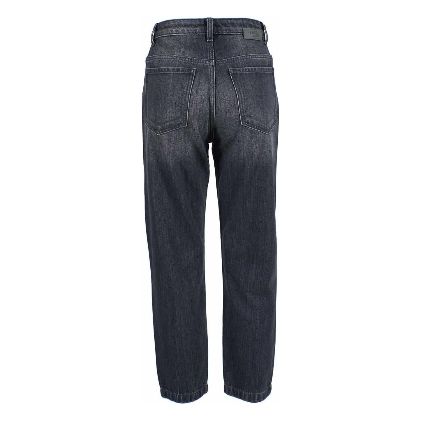 Yes Zee "Black Cotton Women High-Waisted Jean" Yes Zee