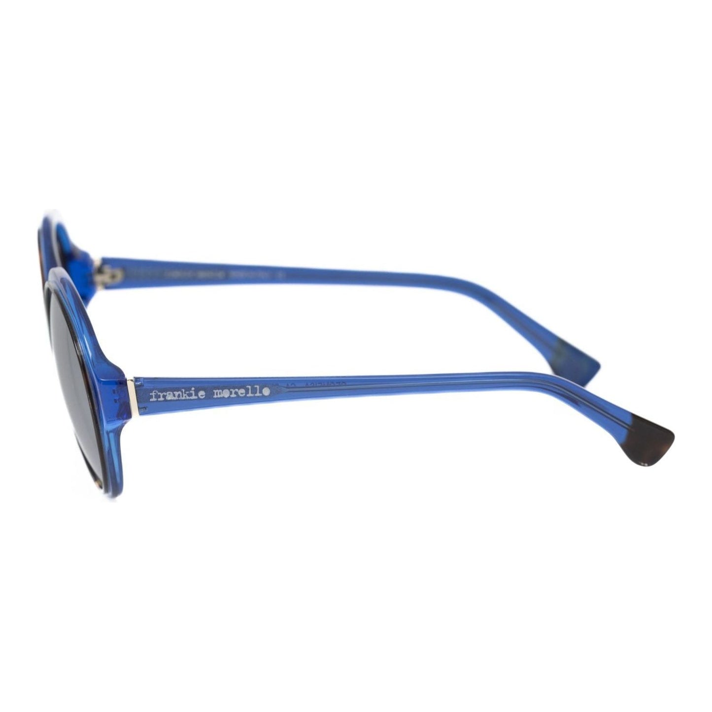 Frankie Morello Blue Acetate Women Sunglass Frankie Morello