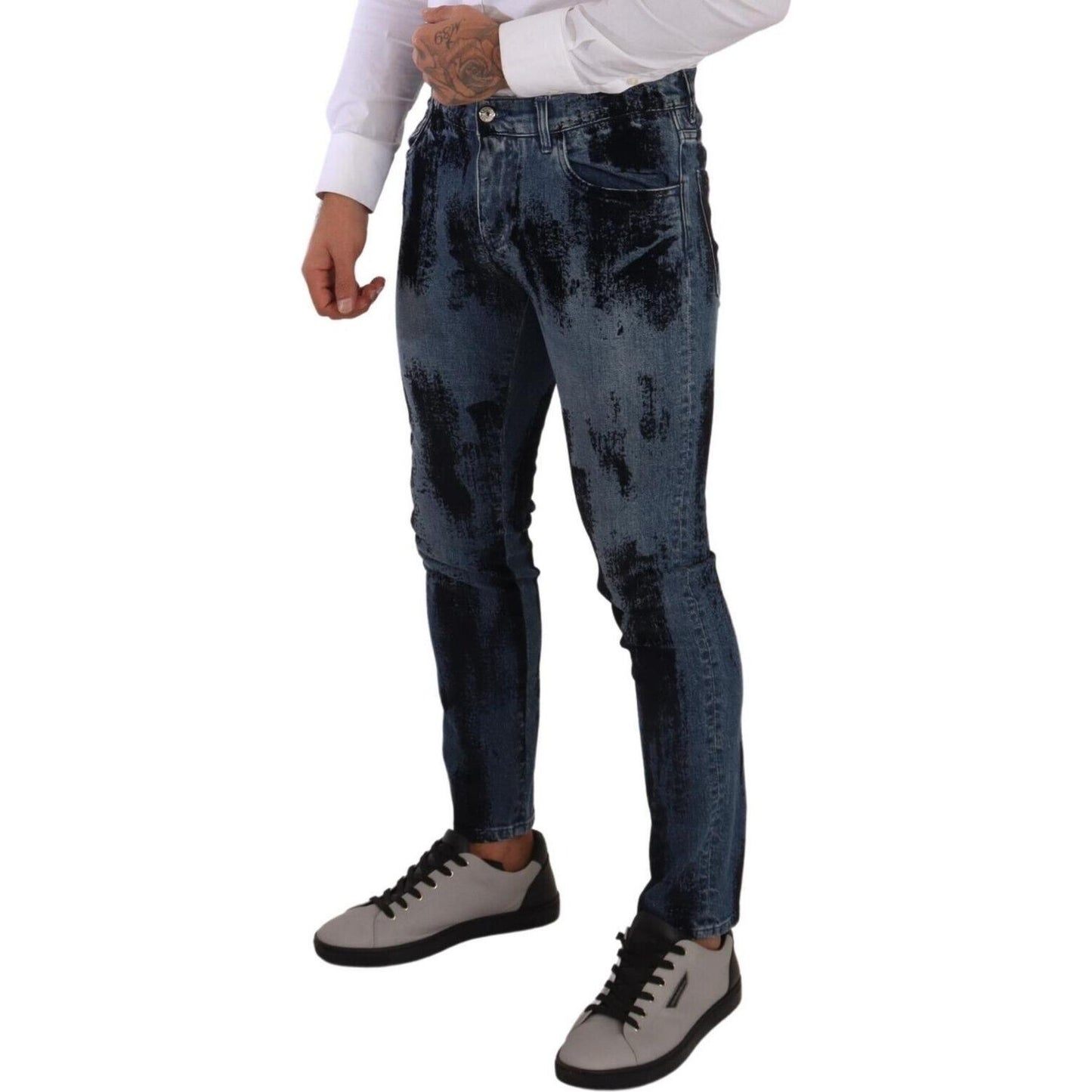 Dolce & Gabbana Italian Designer Skinny Slim Fit Jeans Dolce & Gabbana