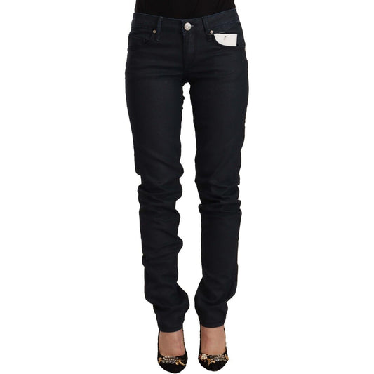 Acht Chic Low Waist Skinny Black Denim Acht