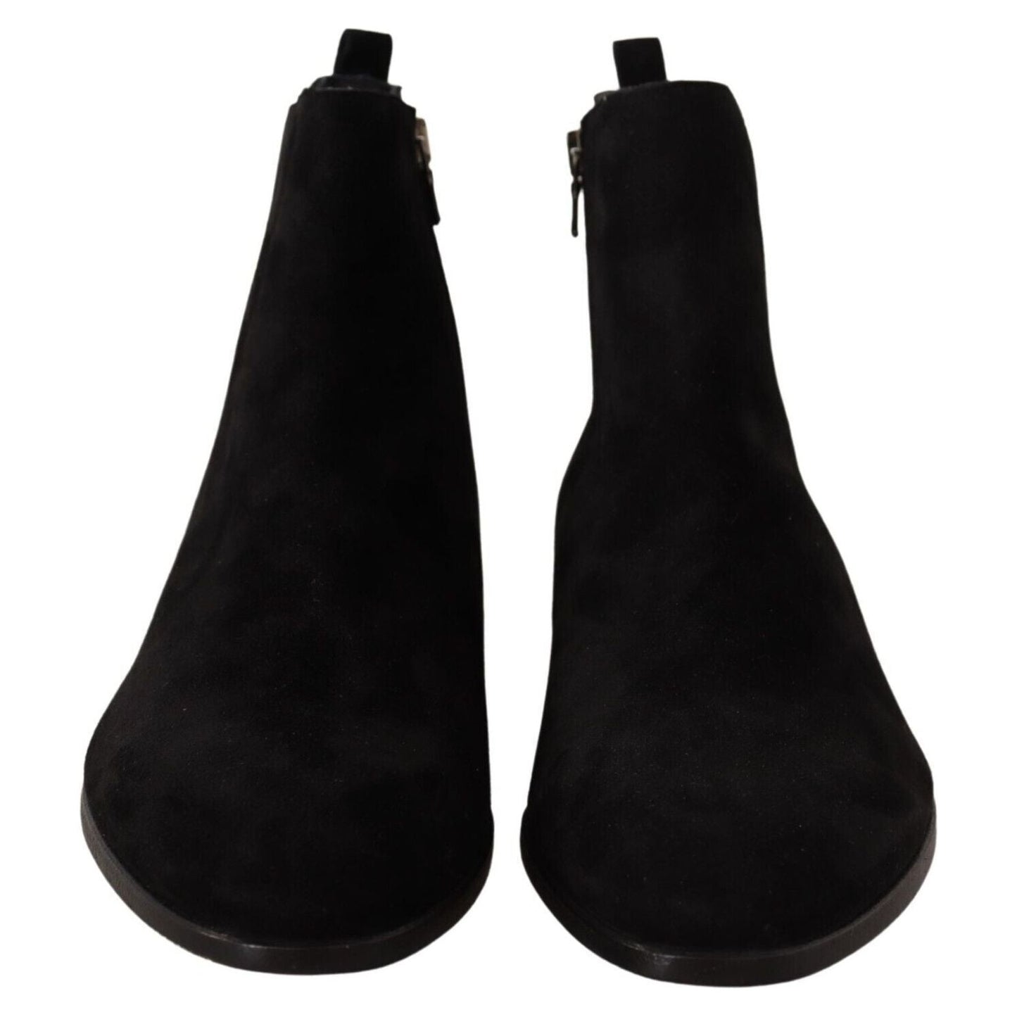 Dolce & Gabbana Elegant Suede Leather Chelsea Boots Dolce & Gabbana