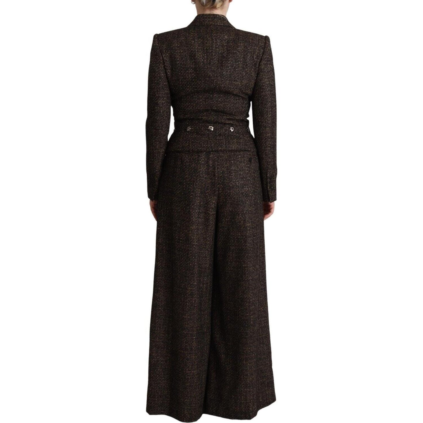 Dolce & Gabbana Chic Wool Blend Suit Set Dolce & Gabbana