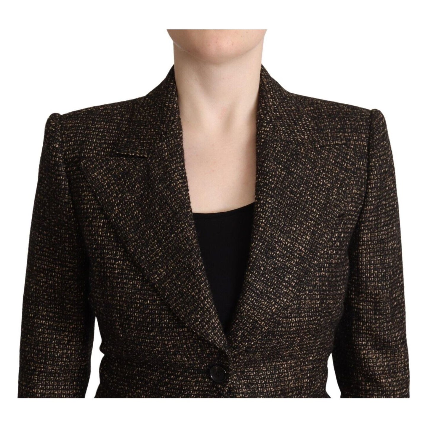 Dolce & Gabbana Chic Wool Blend Suit Set Dolce & Gabbana