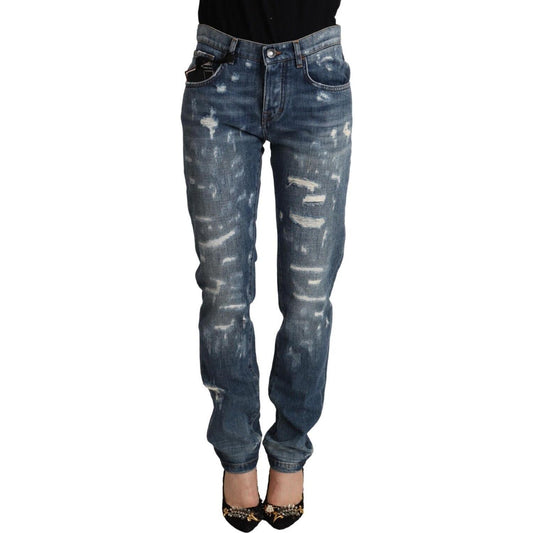 Dolce & Gabbana Elegant Skinny Denim Jeans for the Modern Woman Dolce & Gabbana