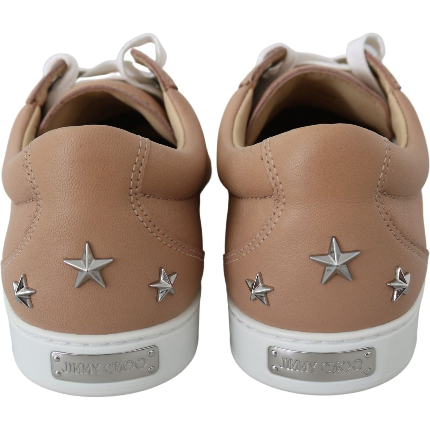 Jimmy Choo Powder Pink Nappa Leather Sneakers Jimmy Choo