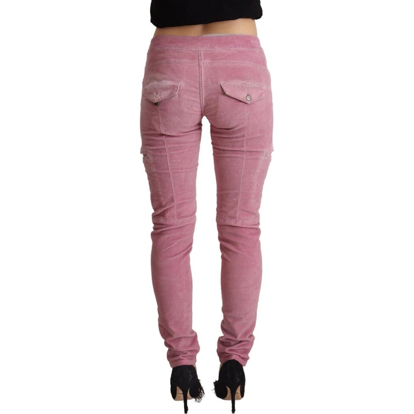 Acht Chic Pink Low Waist Skinny Jeans Acht