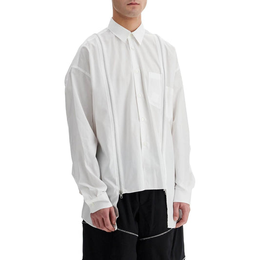 COMME DES GARCONS BLACK "shirt with functional zip