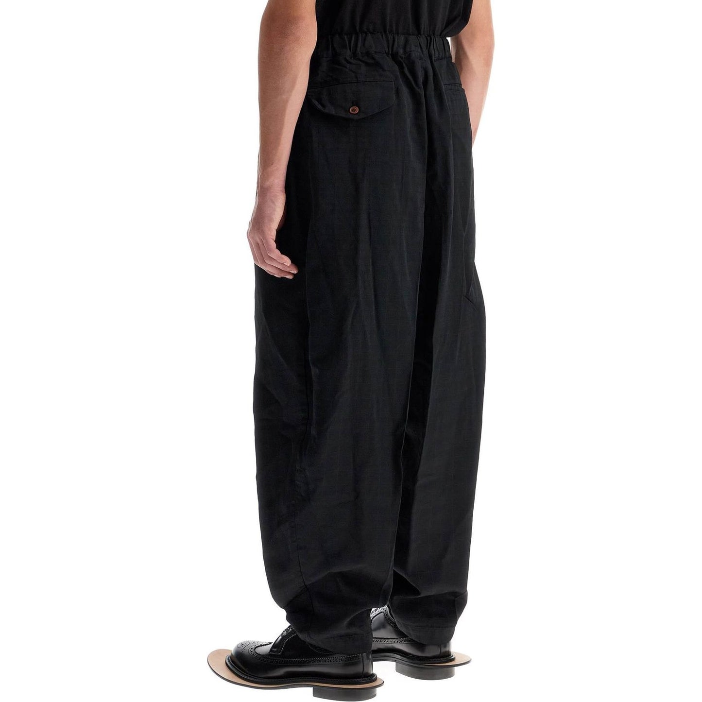 COMME DES GARCONS BLACK harem pants with pleats