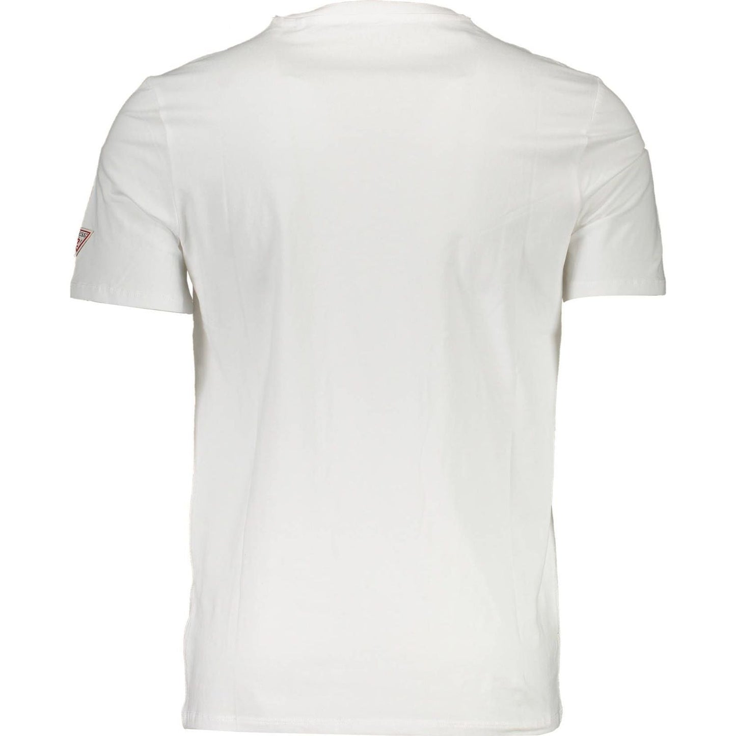 Guess Jeans White Cotton Men T-Shirt Guess Jeans