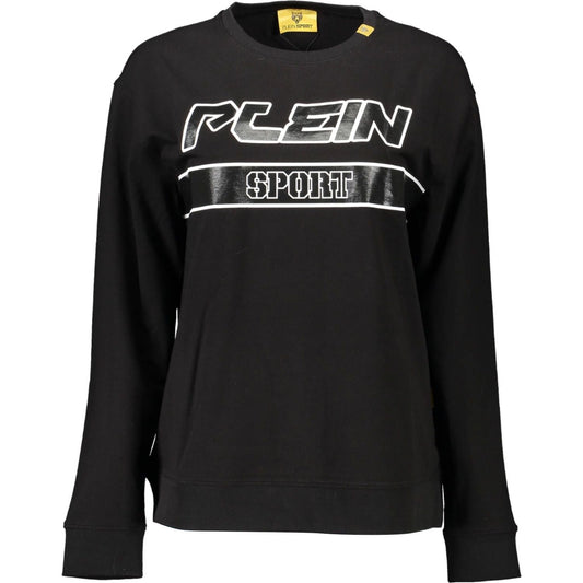 Plein Sport Black Cotton Women Sweater Plein Sport