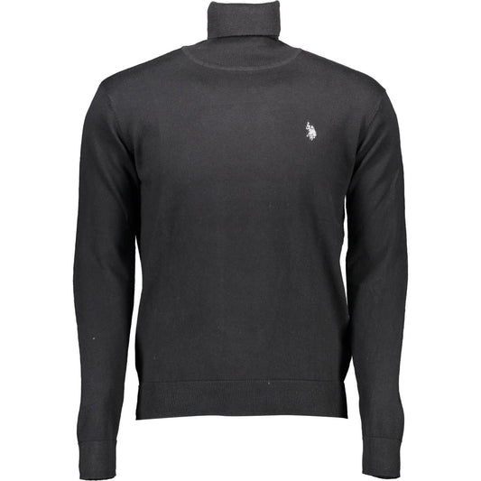 U.S. POLO ASSN. Black Cotton Men Sweater U.S. POLO ASSN.