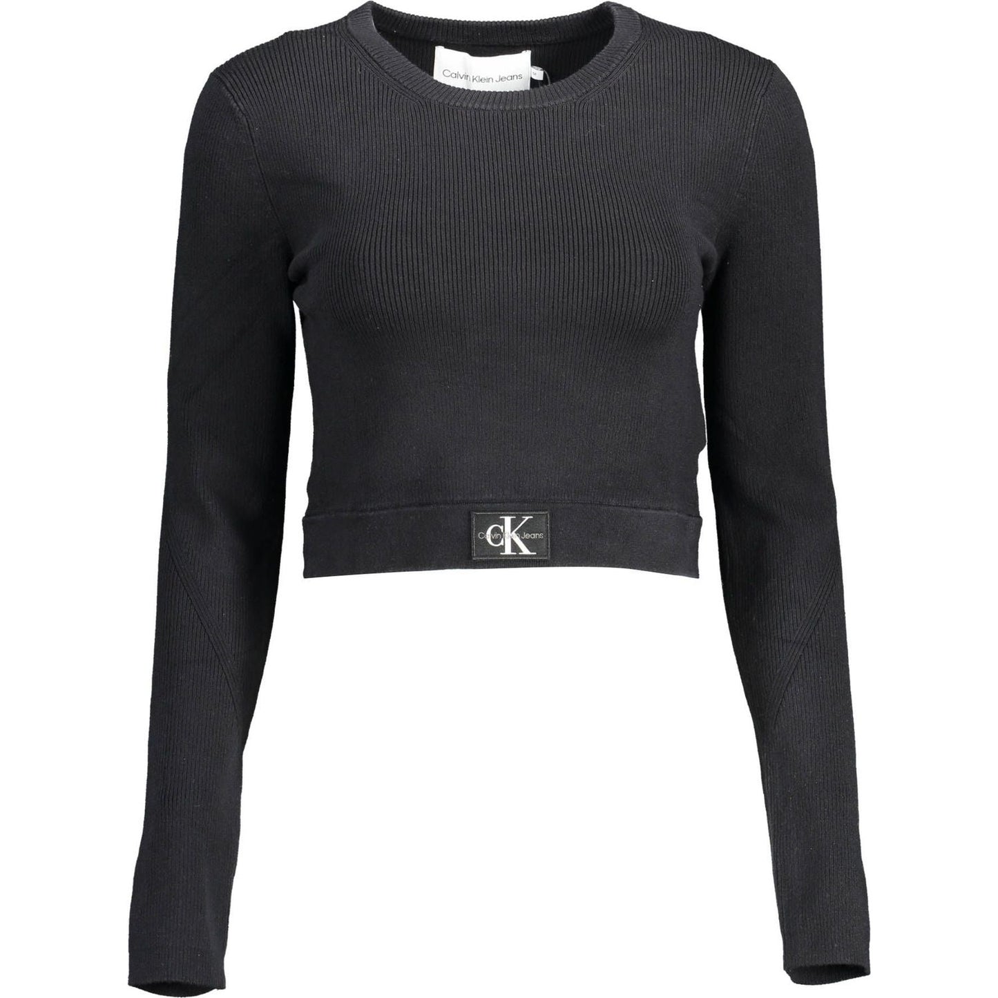 Calvin Klein Black Lyocell Women Sweater Calvin Klein